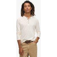 Slim Fit Jersey Grandad Collar Top