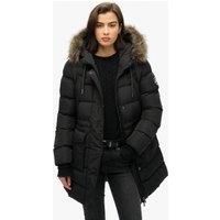 Faux Fur Hooded Puffer Jacket