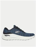 Skechers Arch Wide Fit 2.0 Pull-On Trainers Black