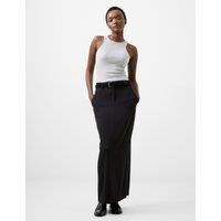 French Connection Midi Skater Skirt Black