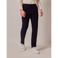 Hawes & Curtis Regular Fit Corduroy Chinos Navy