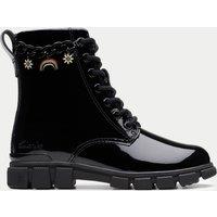 Kids Patent Charm Boots (7 Small - 9 Small)