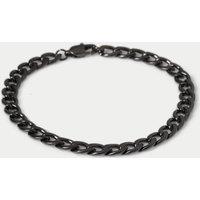 Waterproof Stainless Steel Gunmetal Chain Bracelet