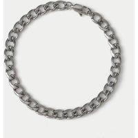 Waterproof Stainless Steel Silver Tone Chain Bracelet