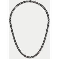 Waterproof Stainless Steel Gunmetal Chain Necklace