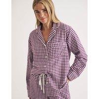 Pure Cotton Gingham Check Pyjama Top