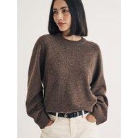 Pure Wool Crew Neck Relaxed Jumper