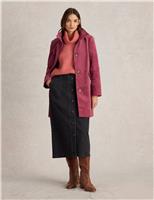 Cotton Rich Velvet Overcoat
