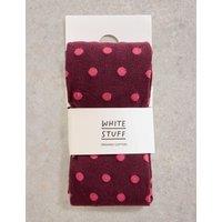 Cotton Rich Polka Dot Tights