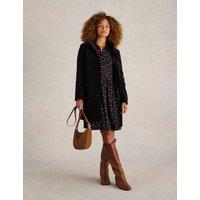 Cotton Rich Velvet Overcoat