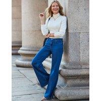 High Waisted Wide Leg Jeans