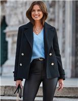 Double Breasted Peacoat