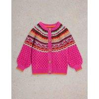 Wool Rich Fair Isle Cardigan (3-10 Yrs)