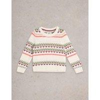 Cotton Rich Fair Isle Jumper with Wool (3-10 Yrs)