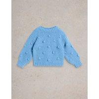 Wool Rich Pom Pom Jumper (3-10 Yrs)