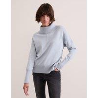 Polo Neck Side Zip Jumper