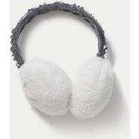 Silver Sequin Earmuffs