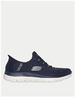 Skechers Summits Classy Night Trainers Taupe