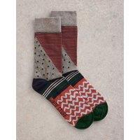 Printed Cotton Rich Socks