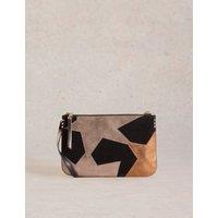 Leather Cross Body Double Pouch