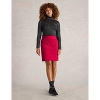 Velvet Mini A-Line Skirt