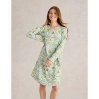 Eva Pure Cotton Jersey Floral Nightdress