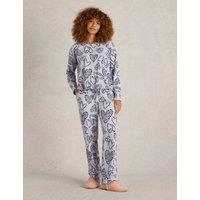 Cotton Modal Heart Print Pyjama Bottoms