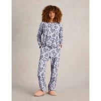 Fern Cotton Modal Heart Print Pyjama Top