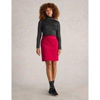 Velvet Mini A-Line Skirt