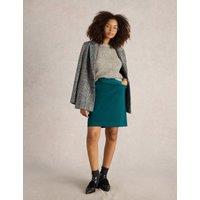 Velvet Mini A-Line Skirt