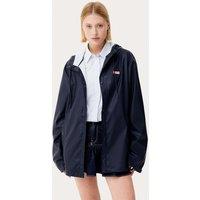 Hunter Izzy Hooded Rain Jacket Navy