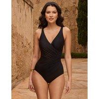 Extra Firm Control Wrap V-Neck Swimsuit