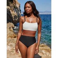 Extra Firm Control Square Neck Swimsuit