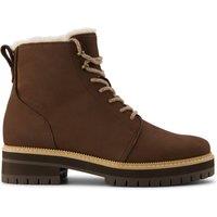 Leather Flat Ankle Boots