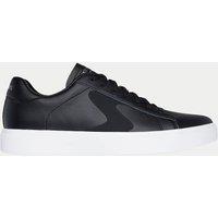Leather Look Lace Up Trainers