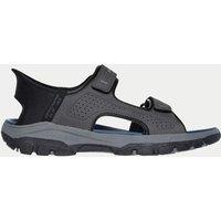 Skechers Tresmen Reece Slip On Sandals Charcoal Mix