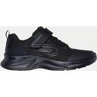 Skechers Kids' Dynamatic Swift Tread Riptape Trainers (9 Small - 4 Large) Black