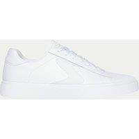 Leather Look Lace Up Trainers