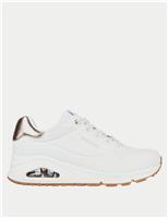 Shimmer Away Wide Fit Chunky Plaform Trainers