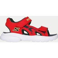 Skechers Kids' Razor Splash Riptape Sandals (9 Small - 4 Large) Red Mix