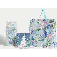 Floral Gift Wrap Set with Mother s Day Card, Bag & Tissue
