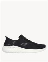 Skechers Wide Fit Bounder 2.0 Emerged Slip-ins Trainers Dark Navy