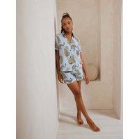 Pure Cotton Leopard Printed Pyjama Set