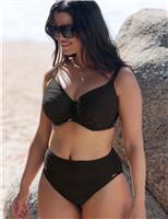 Fantasie Beach Waves High Waisted Bikini Bottoms Cream