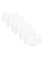 6 pk Cotton Rich High Waisted Full Briefs