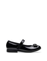 Kids Patent Mary Jane Riptape School Shoes (7 Small - 12 Small)