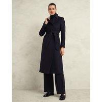 Pure Wool Longline Tailored Coat