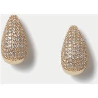 Rhinestone Tear Drop Earring