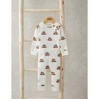 2pc Cotton Rich Car Print Outfit (0-24 Mths)