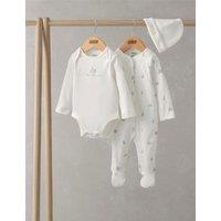 Pure Cotton Bunny 3 Piece Start Set (0-12 Mths)